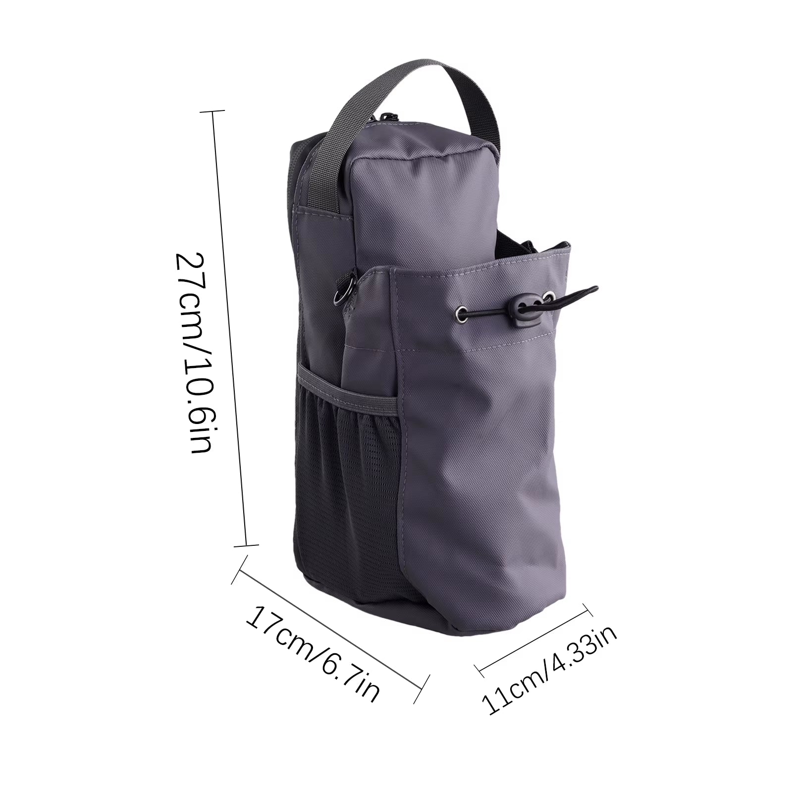 Magnetic Gym Bag Large Capacity Magnetic Carrier Bag with Phone Pocket Portable Gym Water Bottle Pouch Gym Accessories Organizer