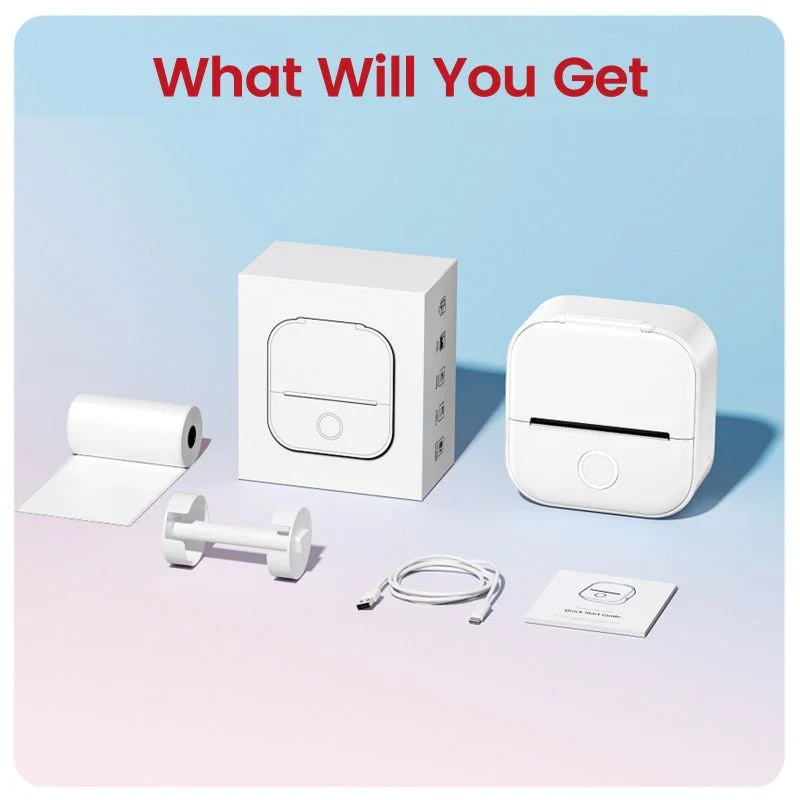 T02 Inkless Mini Printer